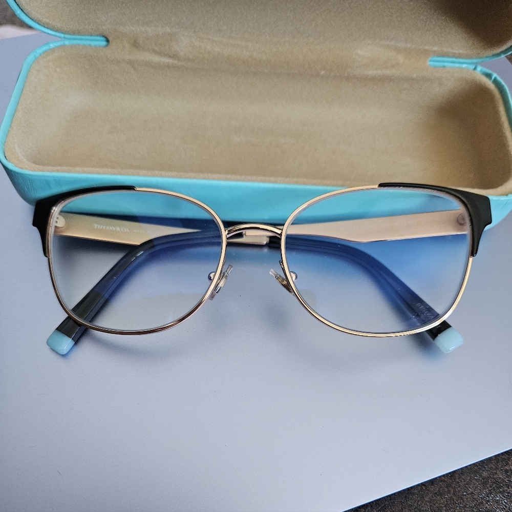 Tiffany & Co. Blue and Gold Women's Glasses